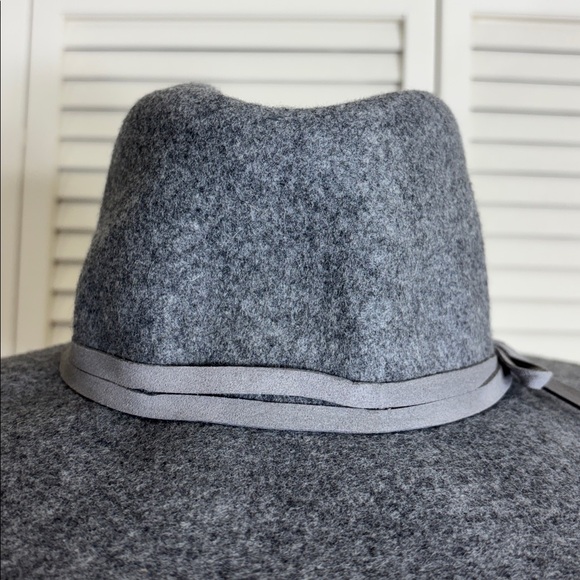 NWT Anthropologie Hat Attack Women\'s Charcoal Gray Wool Felt Floppy Hat main image 8